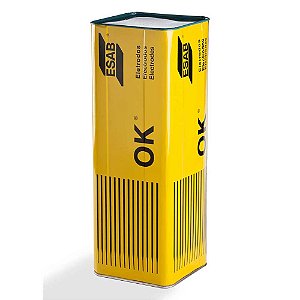 Eletrodo revestido para aço carbono 25kg OK7475 com 4,00mm ESAB