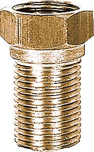 Prolongador de rosca com 25mm rosca externa 1/2" BSP x rosca interna 1/2" BSP JACKWALL
