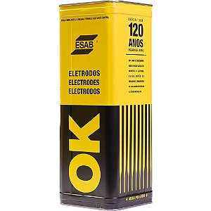Eletrodo revestido para aço carbono 20kg E6010 OK2245P com 2,50mm ESAB