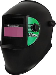 Máscara para solda com escurecimento automático tonalidade 9 a 13 WIND 012533412 CARBOGRAFITE