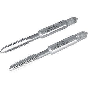 Macho manual de aço rápido 3/16" BSW jogo com 2 peças VONDER PLUS