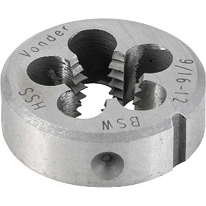 Cossinete de aço rápido 9/16" BSW externo 1.1/2" VONDER