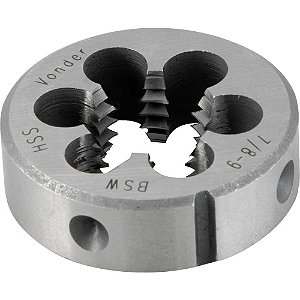 Cossinete de aço rápido 7/8" BSW externo 2" VONDER