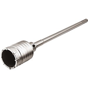 Serra copo com dentes de metal duro/vídea 90mm encaixe tipo SDS MAX ZMX VONDER