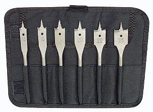 Jogo de brocas chatas com 6 peças de 14mm a 24mm BOSCH