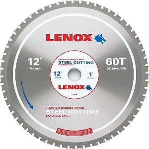 Lâmina de serra circular para aço 304mm 21888ST120060CT LENOX