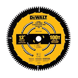 Lâmina de serra circular 12" (305 mm) x 25,4mm x 2,0mm 100 dentes de metal duro para madeira DWA112100 DEWALT