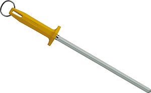Chaira c/haste cabo amarelo BKY-407-10"STARRETT