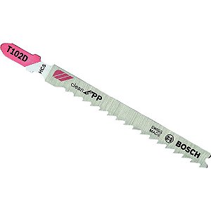 Lâmina de serra tico-tico 74mm encaixe T T-102D polipropileno BOSCH