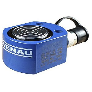 Cilindro Hidráulico Ultra Baixo 20T x 11mm de Curso com Haste Maciça Simples Ação CUB-20011 Bovenau