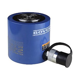 Cilindro Hidráulico Compacto 100T x 57mm de Curso com Haste Maciça Simples Ação CC-100057 Bovenau