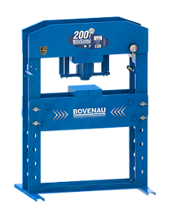Prensa Hidráulica Industrial 200 Toneladas com Manômetro P200000 Bovenau