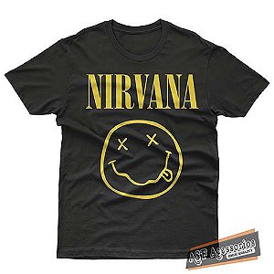 Camiseta  em algodão  Nirvana