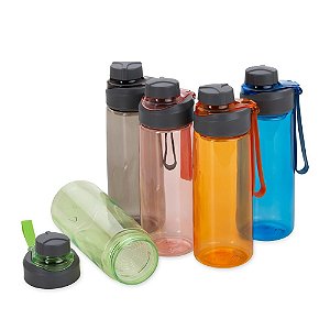 Squeeze Plástico 700ml Colorida: Hidrate-se com Estilo e Praticidade!