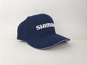Boné Shimano Corporate Azul com logo Branco