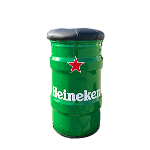 Banco Tambor Personalizado Heineken