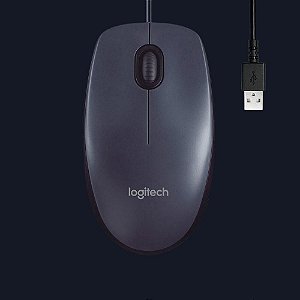 Mouse com Fio USB Logitech M90