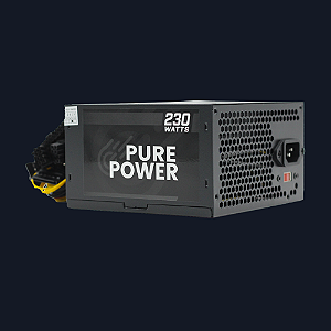 Fonte Pure Power, 230W, Black, PP-PSU1-230W