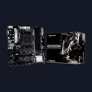 Placa Mae Biostar B550MX/E PRO, Chipset B550, AMD AM4, mATX, DDR4