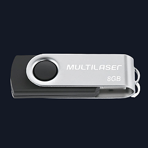 PEN DRIVE MULTI TWIST USB 2.0 8GB - PD587