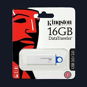 PEN DRIVE KINGSTON 16GB, USB 3.1 - DTIG4/16GB