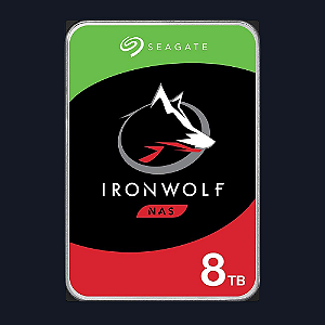 HD SEAGATE IRONWOLF NAS, 8TB, SATA ST8000VN004