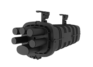 CAIXA DE EMENDA 24/144F SVT PRETA FIBERSUL