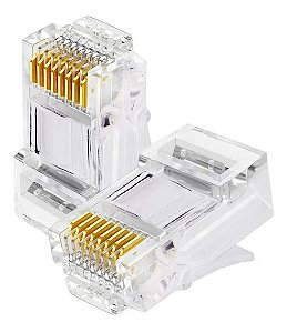 CONECTOR RJ45 CAT6 50 MICRONS