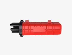 CAIXA DE EMENDA 24/144F SVT VERMELHA FIBERSUL