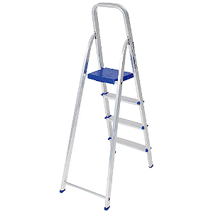 ESCADA DE ALUMÍNIO 4 DEGRAUS MOR
