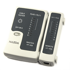 TESTADOR DE CABOS RJ11 E RJ45 NZD