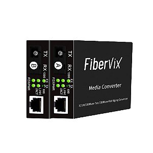 CONVERSOR DE MIDIA 10/100/1000 20KM (PAR) FV3001 FIBERVIX