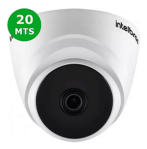 Câmera de Segurança Full HD, Vhl 1220 D G7 2Mp, Lente 3,6mm, 20m de Infravermelho Dome, Para Ambiente Interno Intelbras