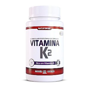 Vitamina K2 original 1000mg 60 comp manutenção dos ossos