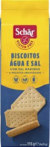 Biscoitos Água e Sal 115g - Schar