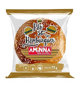 Pão de Hambúrguer 75g - Aminna - Validade 03/10/25