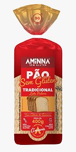 Pão Tradicional 400g - Aminna - Validade 14/06/26