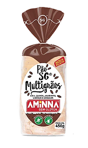 Pão Multigrãos 450g - Aminna - Validade 18/05/26