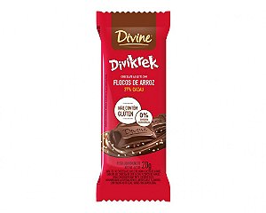 Divikrek Chocolate ao Leite com Flocos de Arroz 20g - Divine