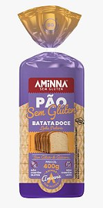 Pão de Batata Doce 400g - Aminna - Validade 14/06/26