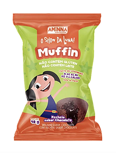 Muffin de Chocolate com Recheio de Chocolate 40g - Aminna