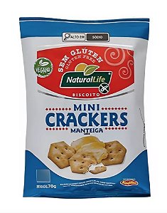 Mini Crackers Sabor Manteiga 70g - Natural Life