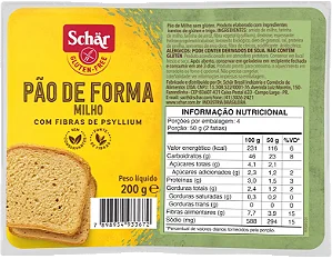 Pão de Milho 200g - Schar - Validade 24/08/26