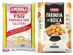Kit Farinhas Sem Glúten - Aminna