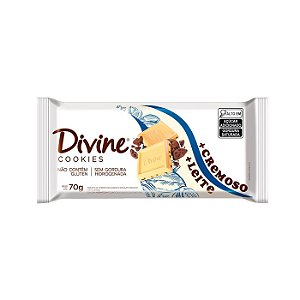 Branco com Cookies 70g - Divine