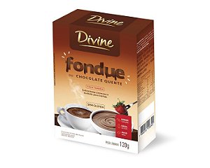 Pó Fondue ou Chocolate Quente 120g - Divine - Validade 16/09/26
