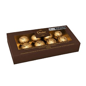Caixa de Trufas Creme Suíço 96g - Divine