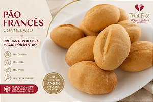 Mini Pão Frances Proteico 4 un - Total Free
