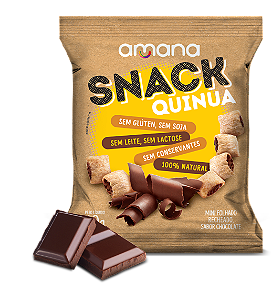 Snack Quinua c/ Chocolate 40g - Amana - Validade 14/05/27