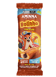 Bolinho de Baunilha com Recheio de Chocolate 40g - Aminna